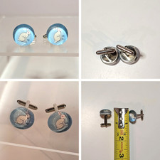 Gemelli in metallo coniglietto