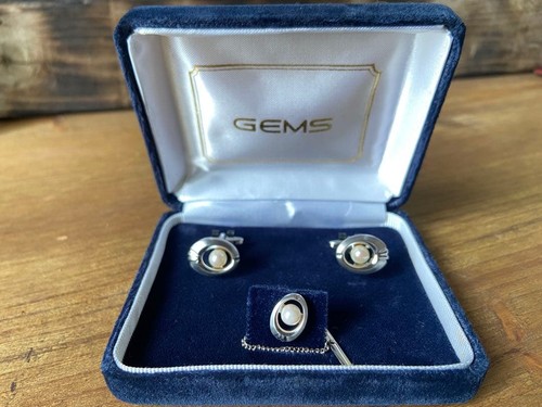 Set bottoni gemelli perle